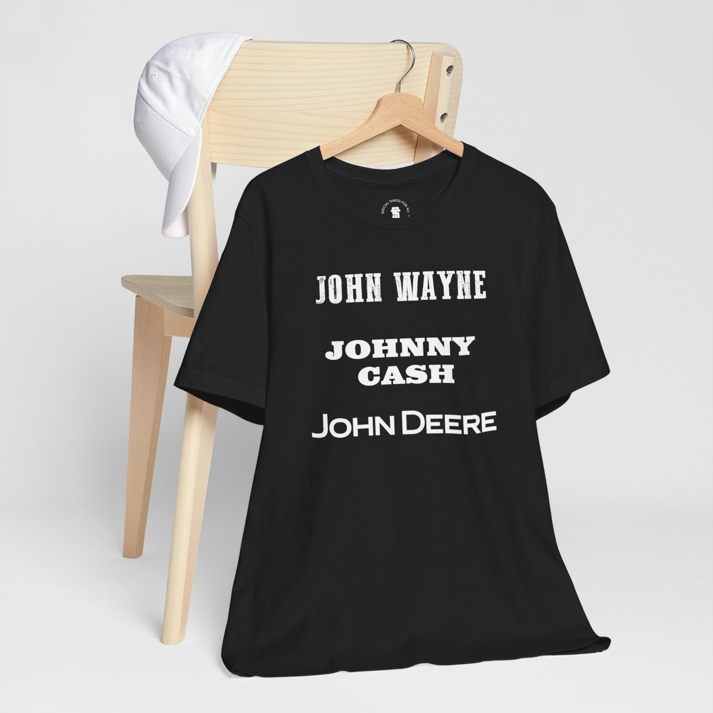 John Wayne Johnny Cash John Deere T-Shirt