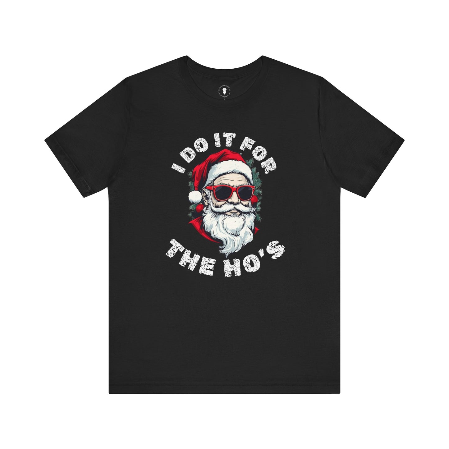 Santa I Did It For The Ho's Holiday Christmas T-Shirt