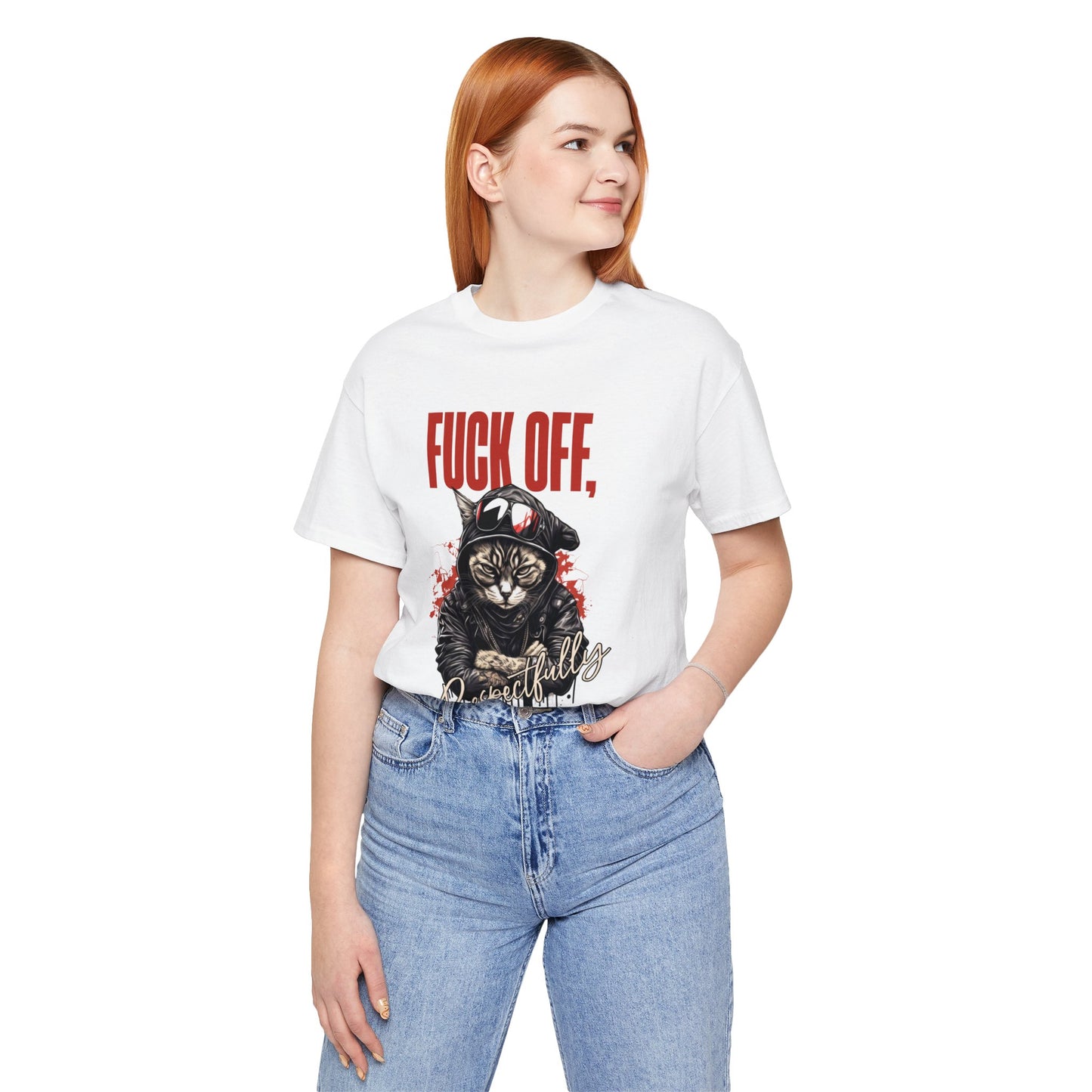 Fuck Off, Respectfully Cat Lover Meme T-Shirt