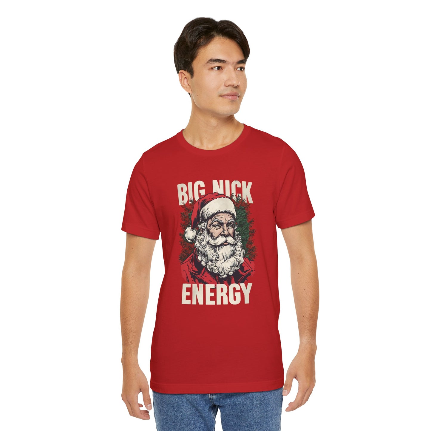 Big Nick Energy Santa Clause Christmas Holiday T-Shirt