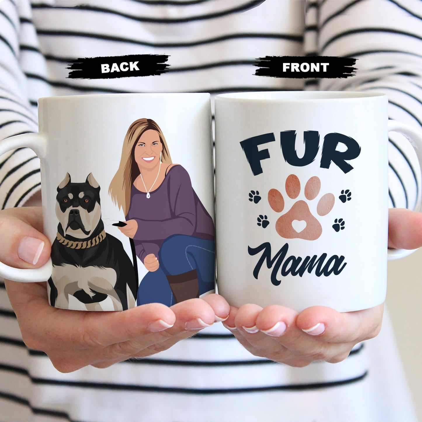 Personalized Dog Mom Mug