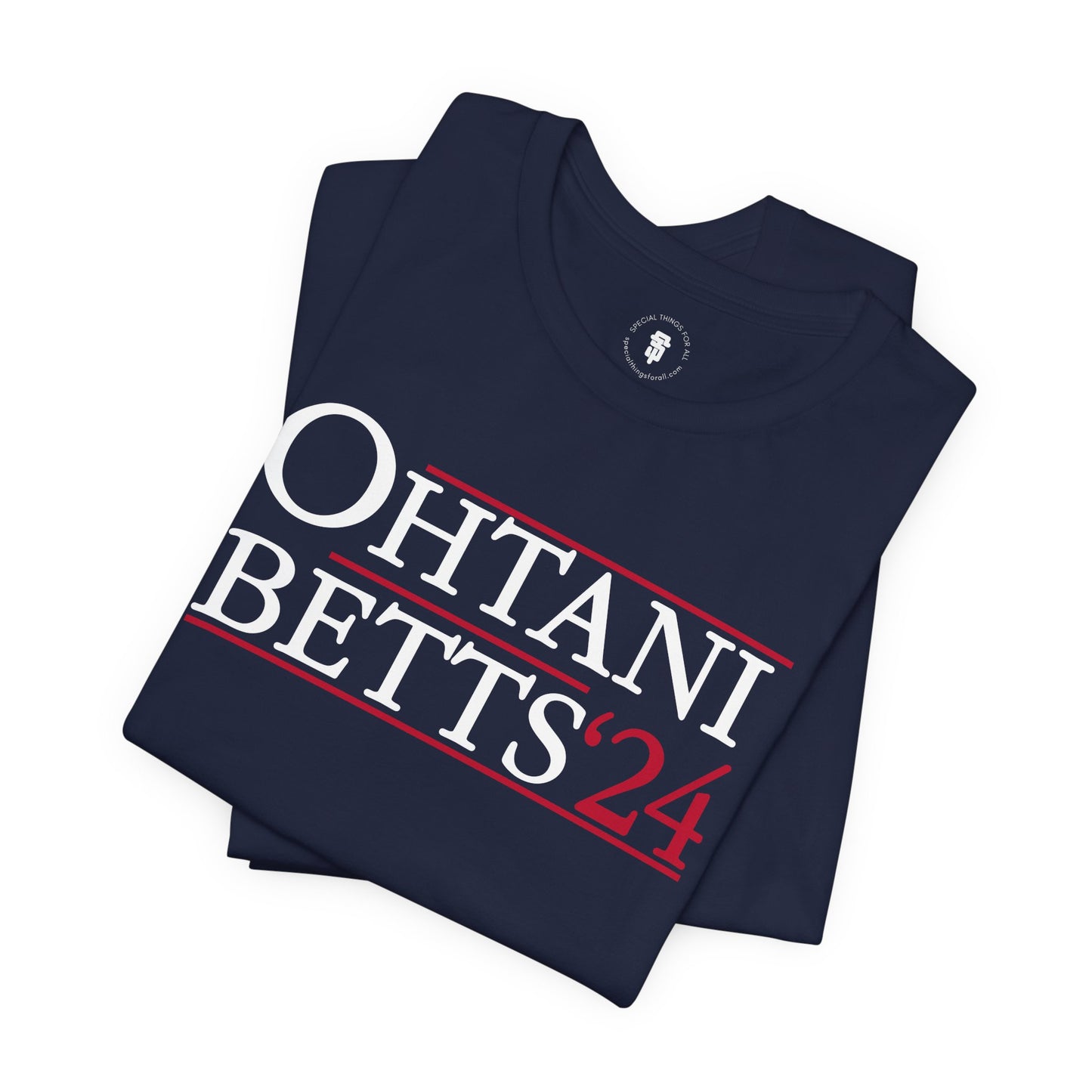 Othani Betts '24 Dodgers vs Yankees Election World Series T-Shirt