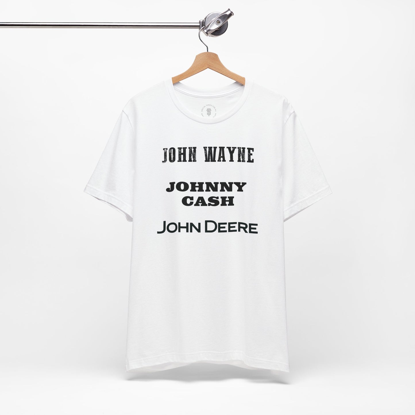 John Wayne Johnny Cash John Deere T-Shirt