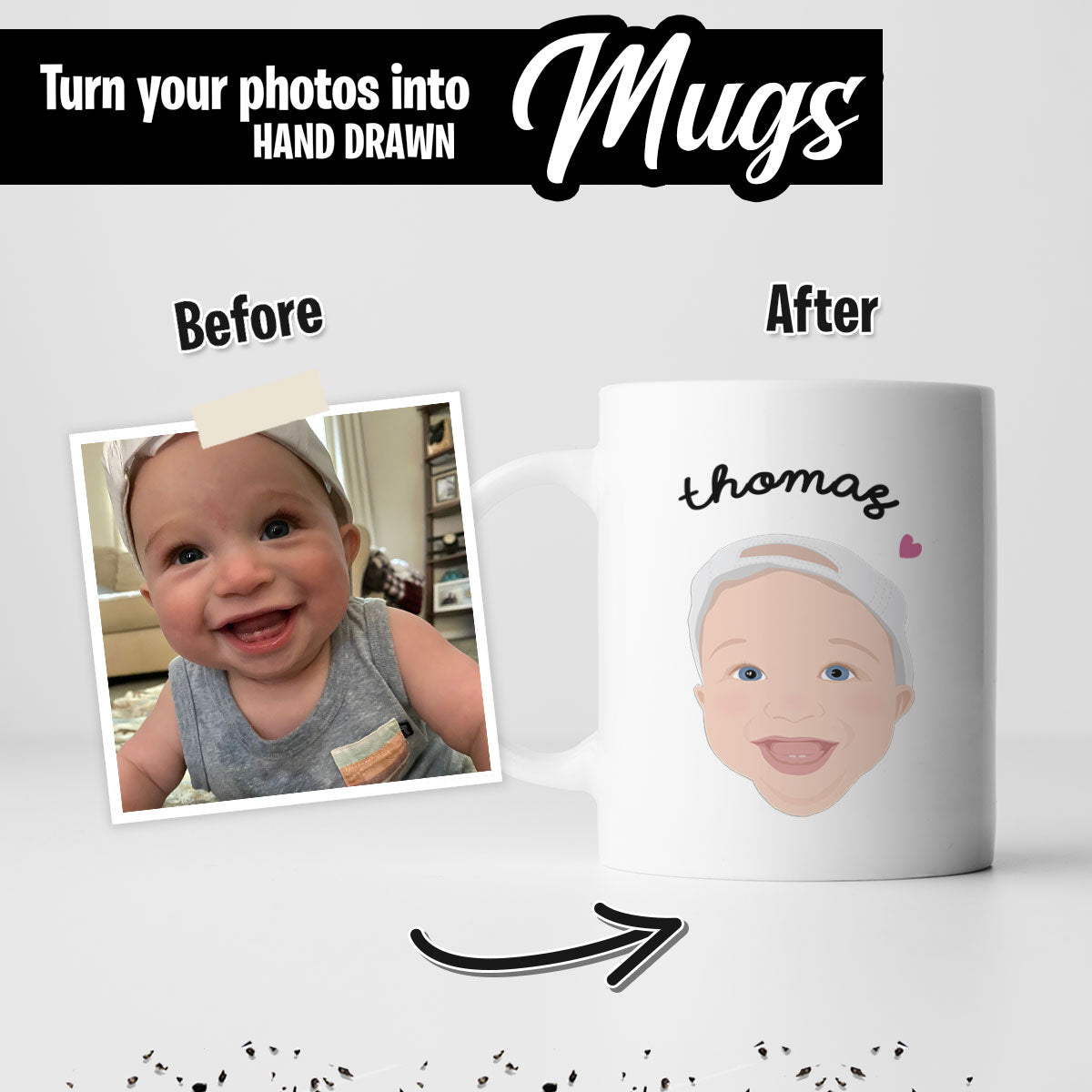 Custom Mug with Kids Face