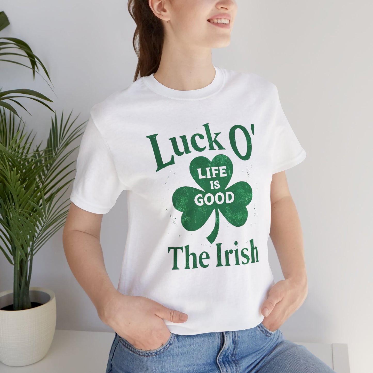 Luck O' The Irish Shamrock St. Patrick's Day T-Shirt