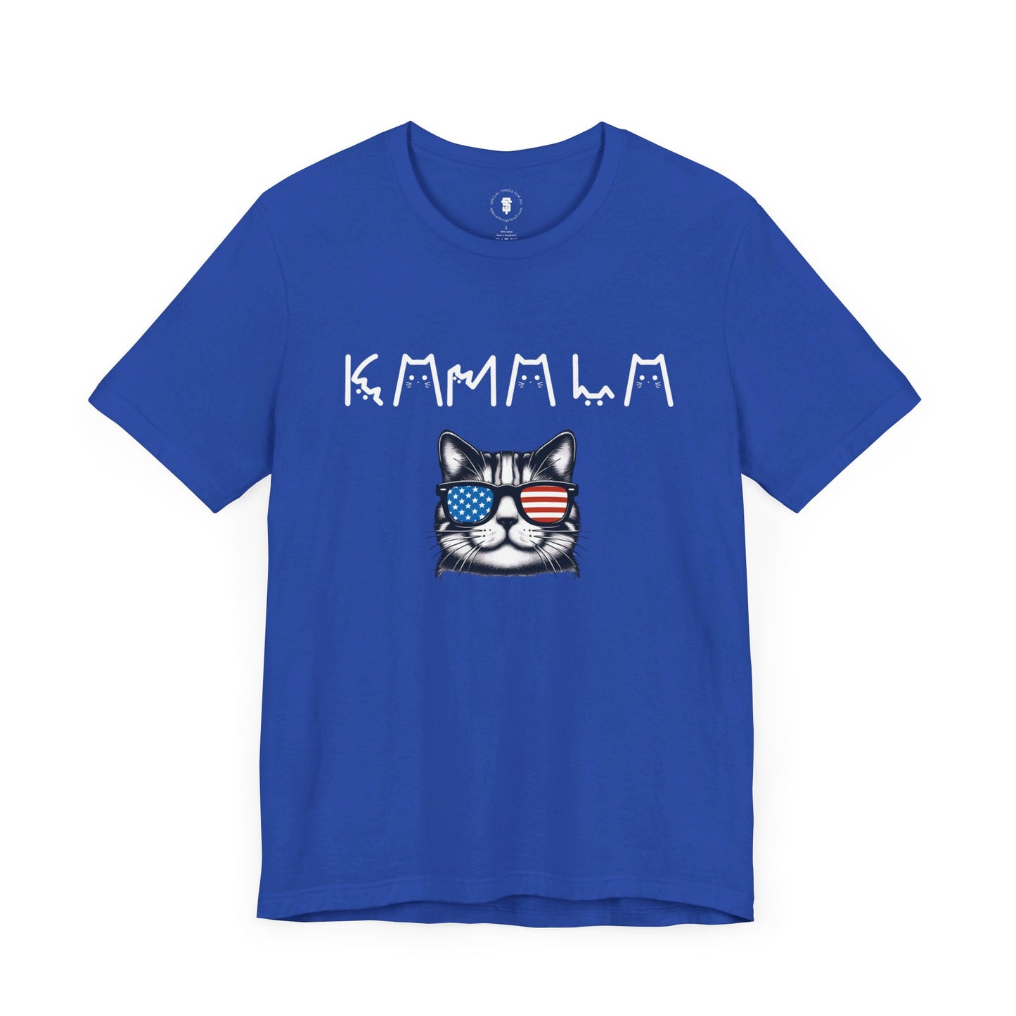 Kamala Harris Patriotic Cat T-Shirt