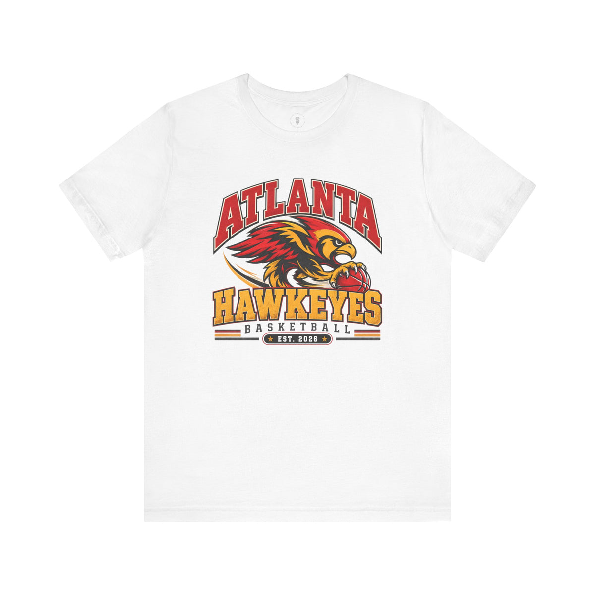 Atlanta Hawkeyes Political Satire Basketball T-Shirt - Screaming Hawkeyes
