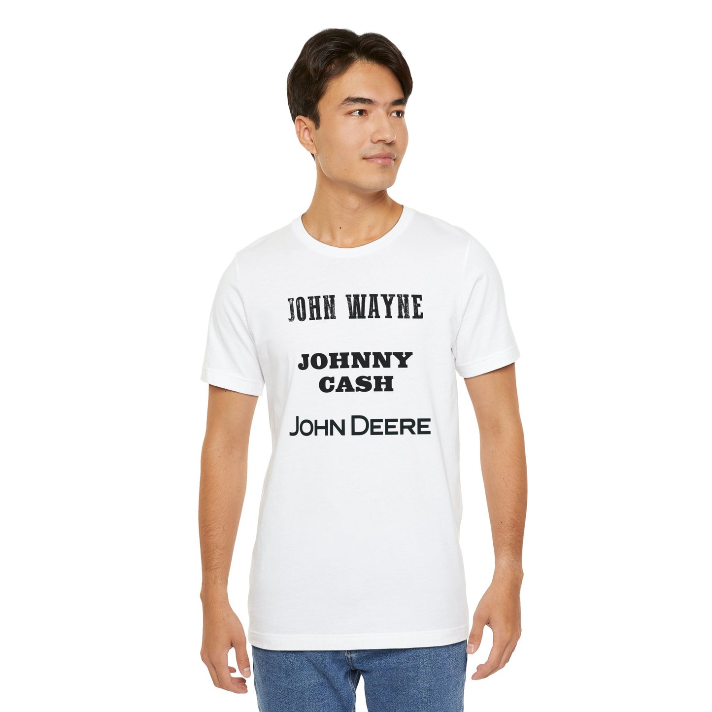 John Wayne Johnny Cash John Deere T-Shirt