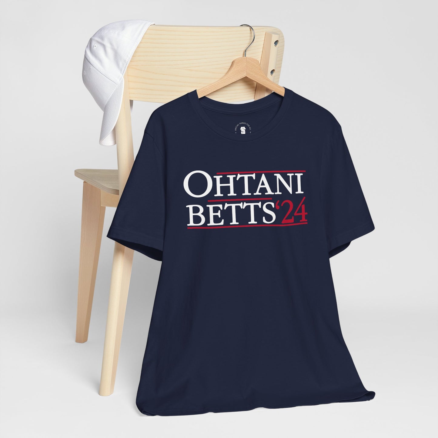 Othani Betts '24 Dodgers vs Yankees Election World Series T-Shirt