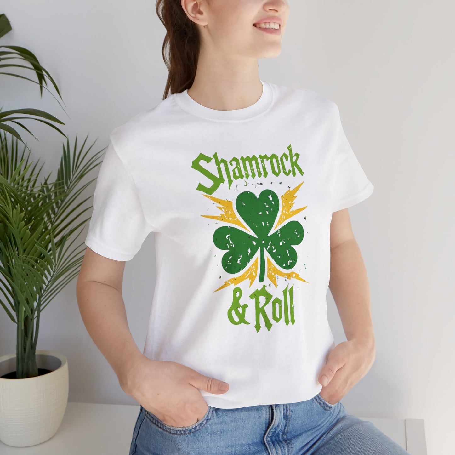 Shamrock and Roll St. Patrick's Day Rock & Roll T-Shirt