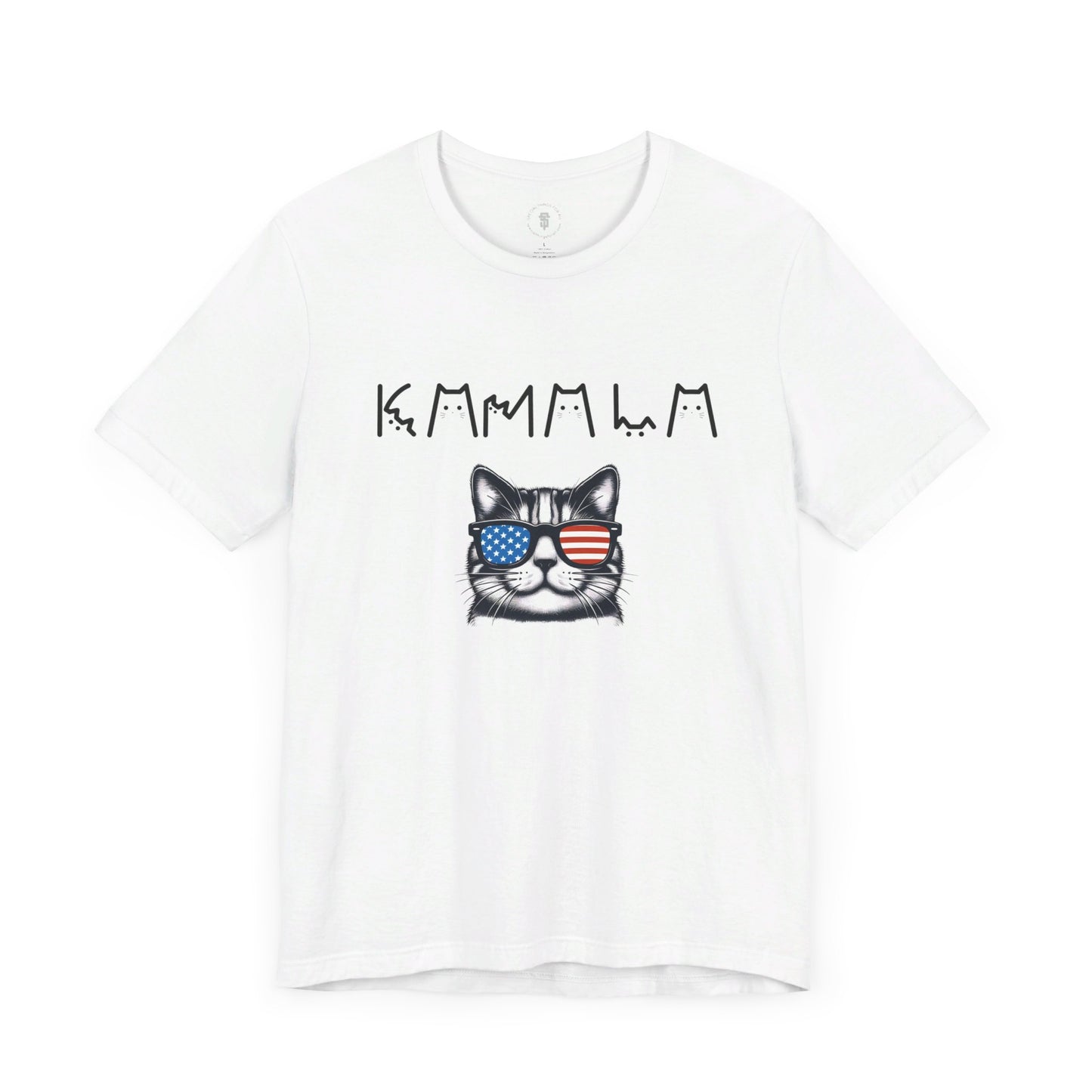 Kamala Harris Patriotic Cat T-Shirt