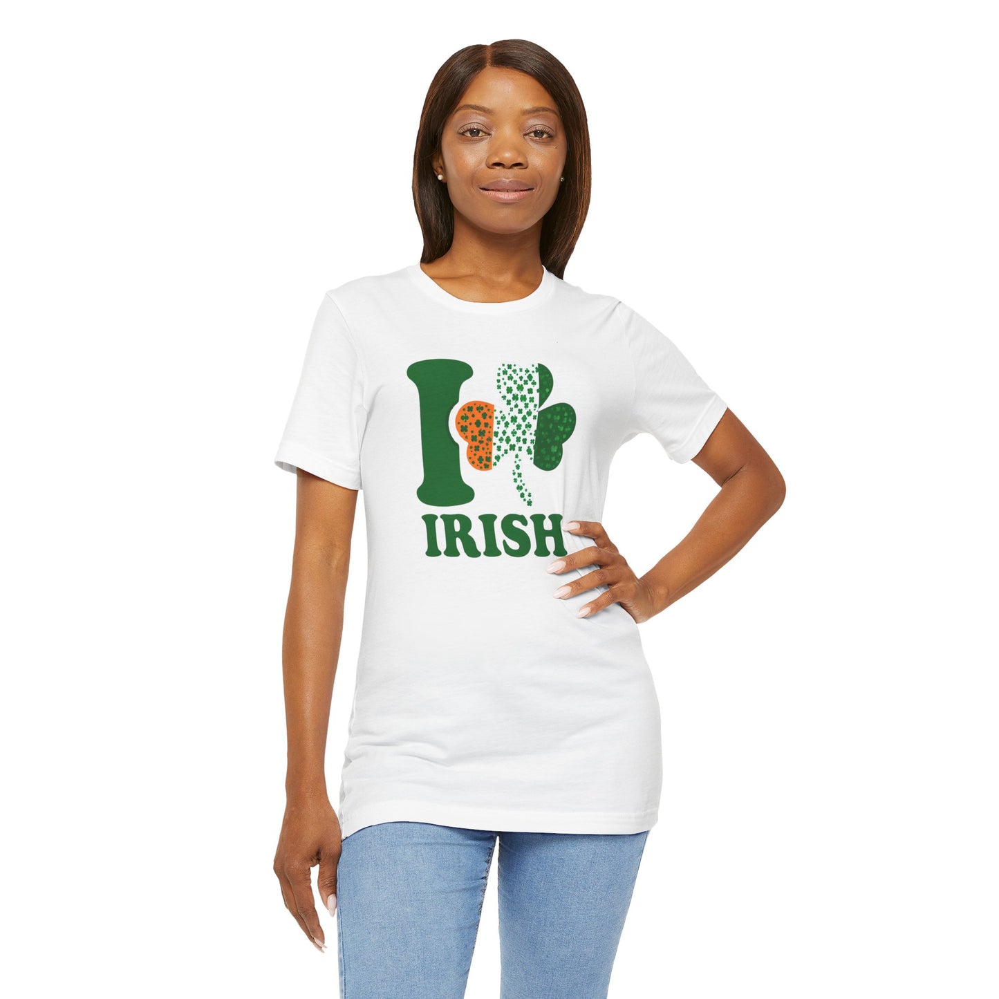 I Love Irish Shamrock St. Patrick's Day Irish Pride T-Shirt