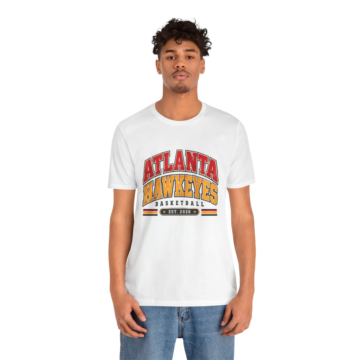 Atlanta Hawkeyes Political Satire Basketball T-Shirt - Collegiate