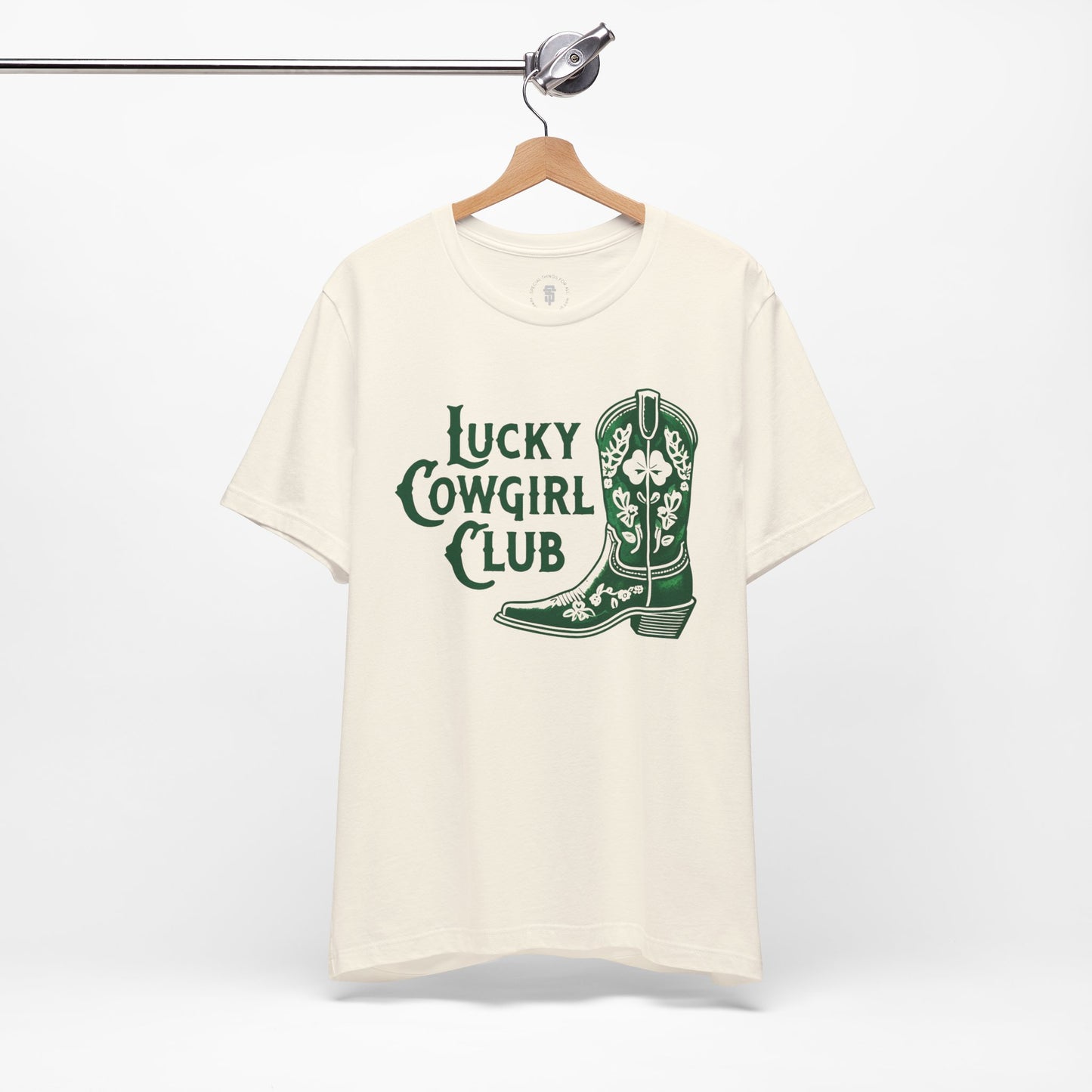 Lucky Cowgirl Club Funny St. Patrick's Day T-Shirt