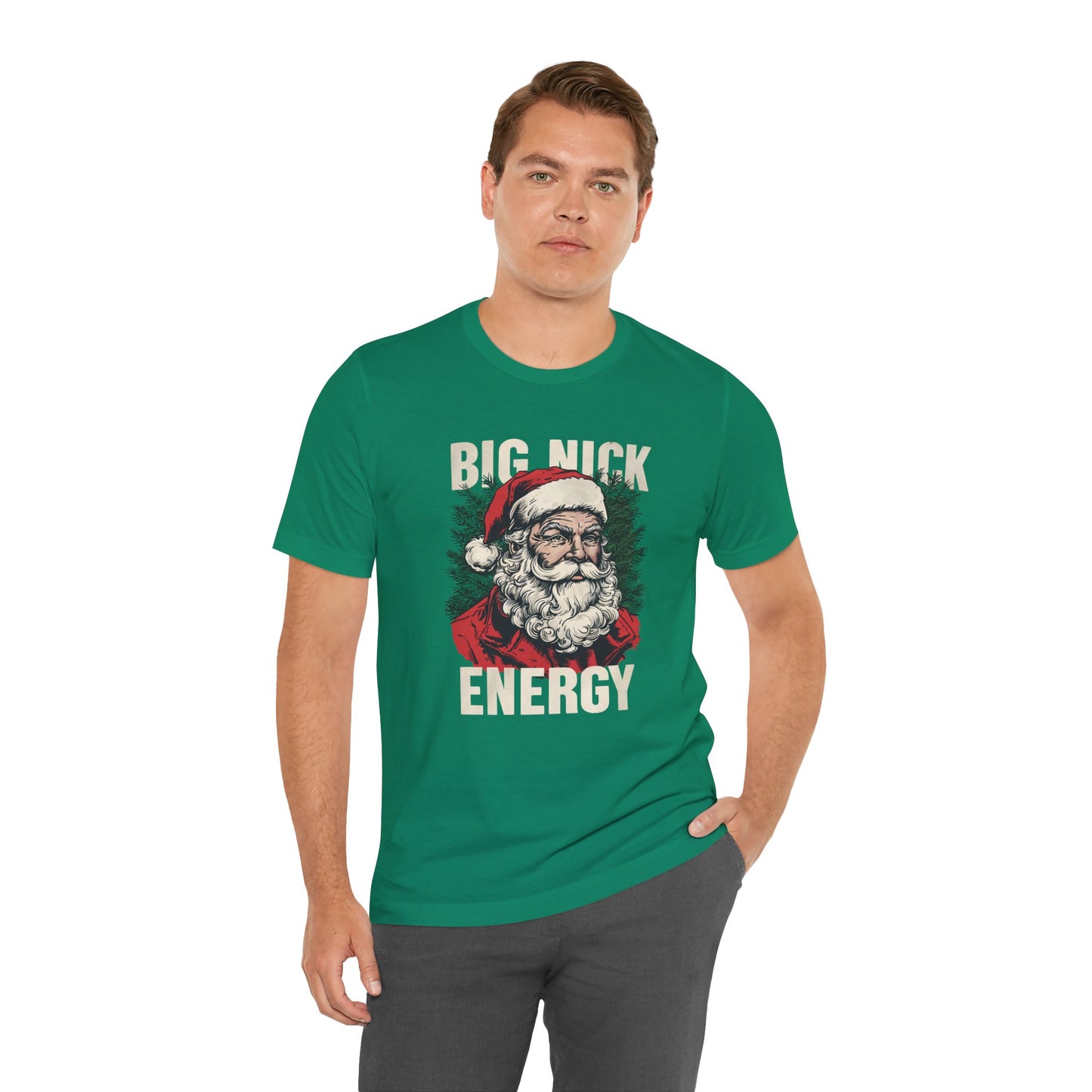 Big Nick Energy Santa Clause Christmas Holiday T-Shirt