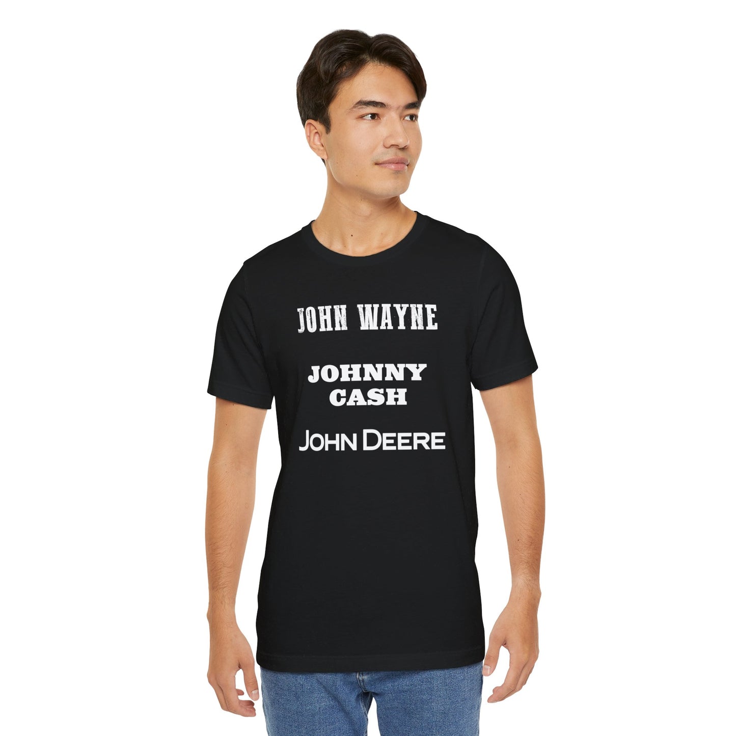 John Wayne Johnny Cash John Deere T-Shirt