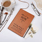 Leather Journal - Letters to My Son in Heaven (Customized to accomadate any family relationship)