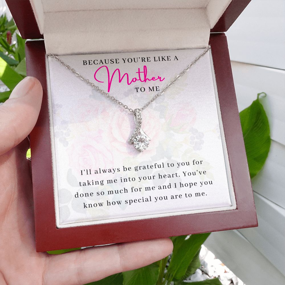 You're Like a Mother to Me Alluring Beauty Necklace for Mother in Law