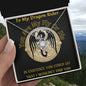 Fourth Wing Love Knot Necklace - To My Dragon Rider: You Are My Ride or Die