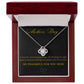 So Thankful For You Mom Love Knot Necklace for Mother's Day