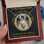 Fourth Wing Love Knot Necklace - To My Dragon Rider: You Are My Ride or Die