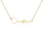 Scripted Name Necklace