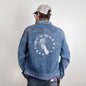 American Patriot Statue Of Liberty Land of the Free Denim Jean Jacket