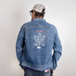 American Patriot Hate Us Cause They Ain't Us Denim Jean Jacket