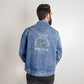 American Patriot Don't Tread On Me Denim Jean Jacket
