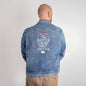 American Patriot Hate Us Cause They Ain't Us Denim Jean Jacket