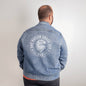 American Patriot One Nation Under God Men's Denim Jean Jacket