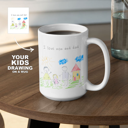 Custom Kids Drawing Mug