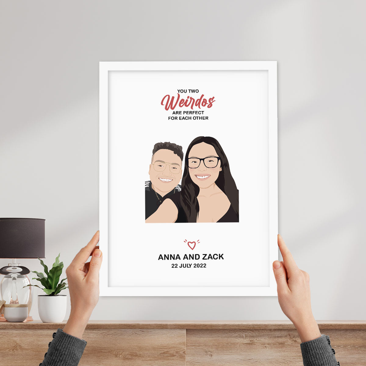 Custom Weirdo Couples Portrait