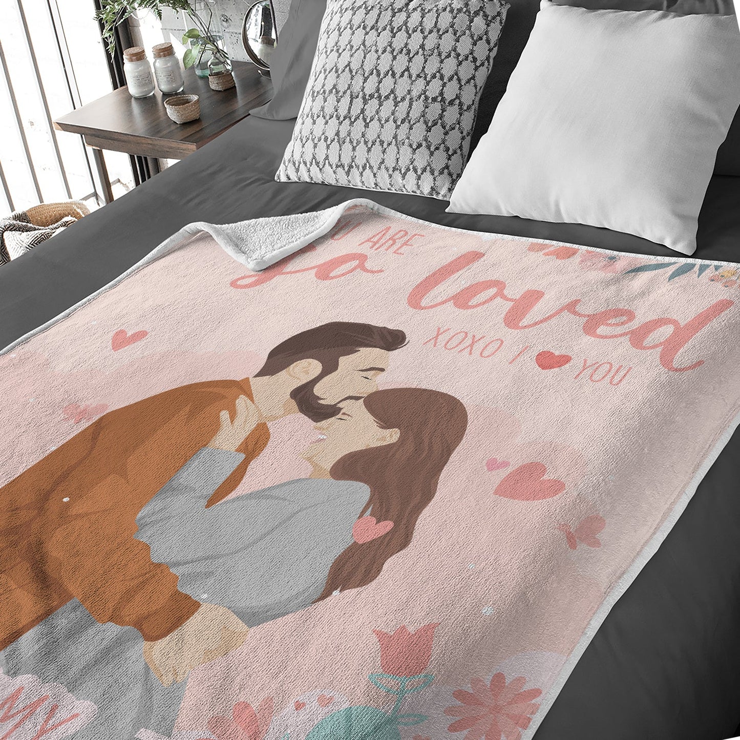 You Are So Loved Personalized Blanket