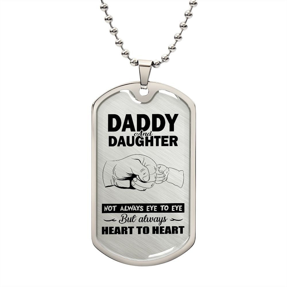 Daddy daughter 2025 dog tags