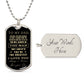 To My Dad - You're the Greatest Dad - Love Your Son (Engraving option on next Page)