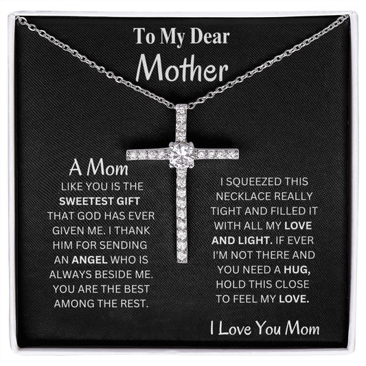 To My Mother - You Are The Best Cross Black
