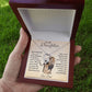 To My Daughter - Forever Love Necklace - Proud Lion - Love Dad