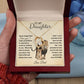 To My Daughter - Forever Love Necklace - Proud Lion - Love Dad
