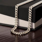 To My Boyfriend - This is the Love I Want to Last Forever - Cuban Chain Necklace