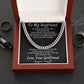 To My Boyfriend - You're My Favorite Person - Cuban Chain Necklace