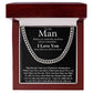 To My Man - I Love You More Than You Will Ever Know - Cuban Necklace