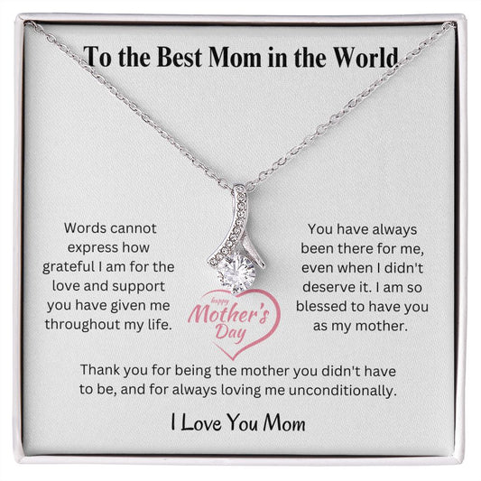 Best Mom In The World Alluring Beauty White Happy Mother's Day
