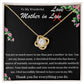 Wonderful Mother In Law Love Knot Necklace