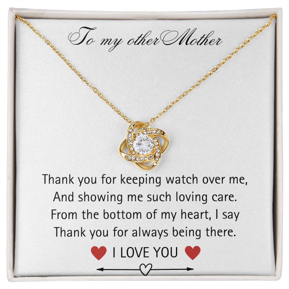 To My Other Mother Love Knot Necklace