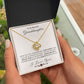 To My Granddaughter Always Believe In Yourself Love Knot Necklace