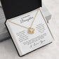 To My Daughter - Follow Your Heart Love Knot Necklace