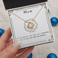 To My Mom - You Are The World Love Knot Necklace