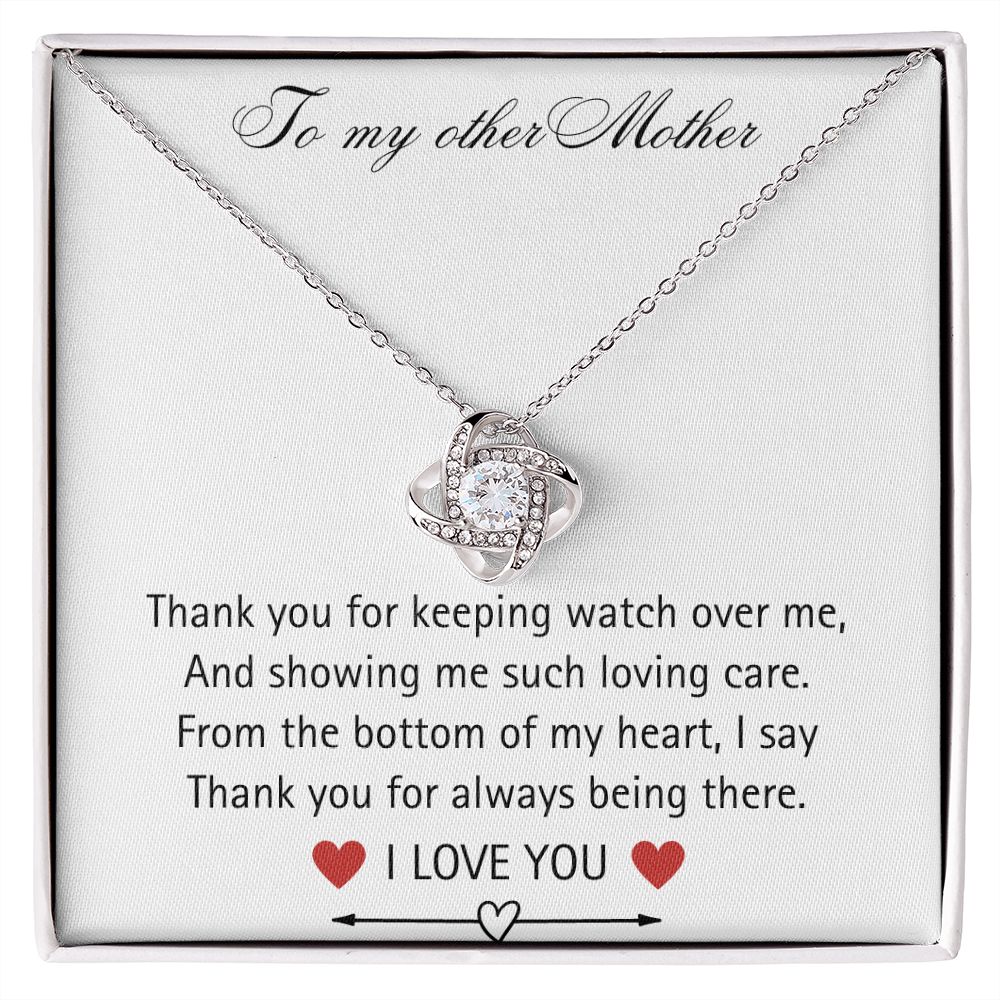 To My Other Mother Love Knot Necklace