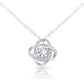 To My Wife - Never Live A Day Without You Love Knot Necklace
